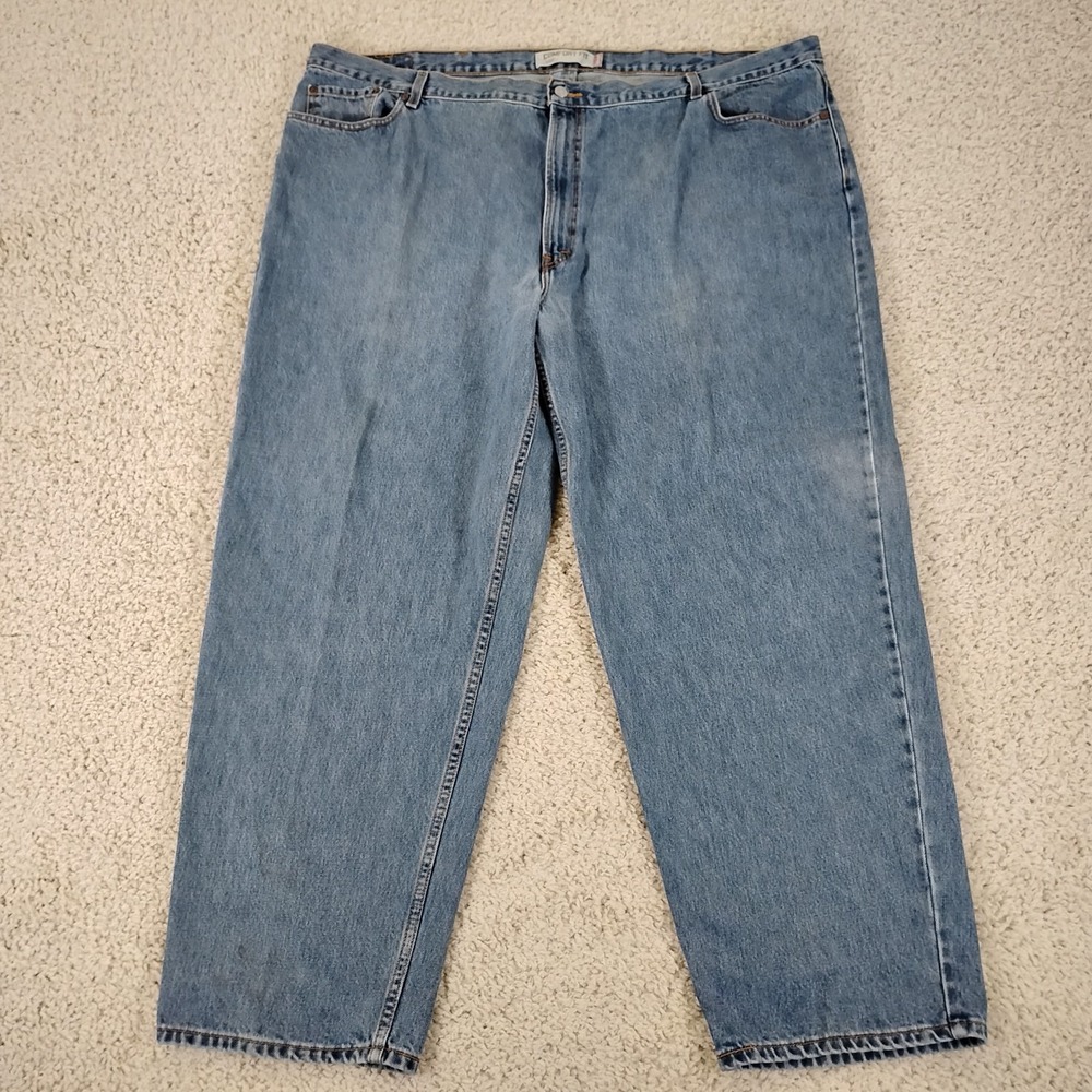 Levis Jeans Mens 52x32 560 Denim Comfort Fit Tapered Zip Y2K Workwear Vintage